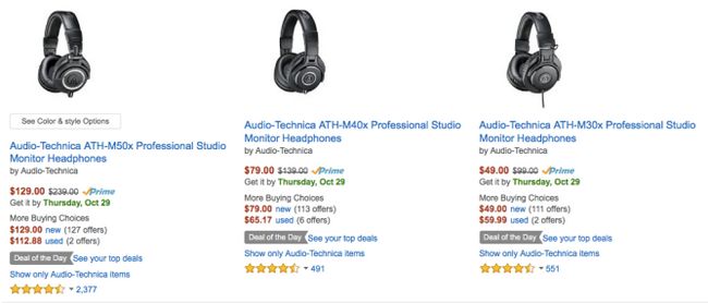 Fotografía - [Alerta Trato] Cómo All-Time Low precios en el Amado Audio Technica ATH-M50x, 40x, 30x Y Today Only Para Deal de Amazon Del Día